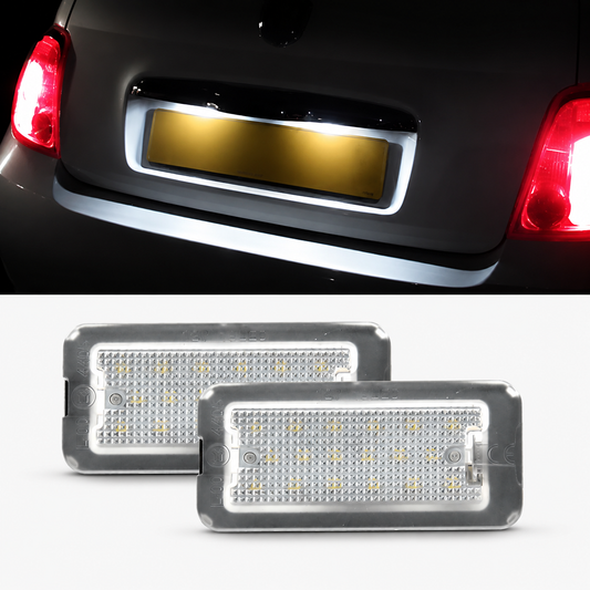 Abarth 500 / 595 / 695 LED Number Plate Lamps Error Free