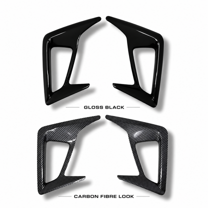 Rear Bumper Reflector Surround for MK4 / MK4.5 Focus | CEUK (Carbon Fibre Look OR Gloss Black)