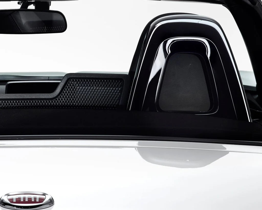 Genuine Abarth / Fiat Seat Bar Cladding – Piano Black – 124 Spider