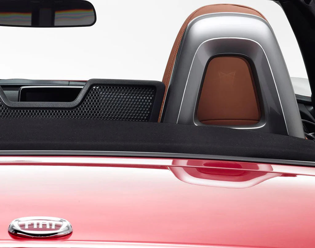 Genuine Abarth / Fiat Seat Bar Cladding – Silver – 124 Spider