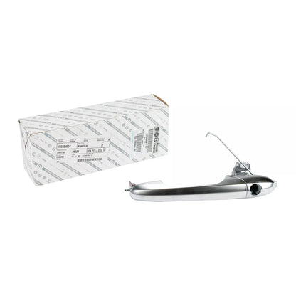 Genuine Abarth Door Handle, Satin Chrome- 500 Abarth (LHD) - TMC Motorsport