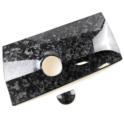 Abarth 500 / 595 / 695 Series 4 Carbon Fibre Glove Box Cover & Handle Cover