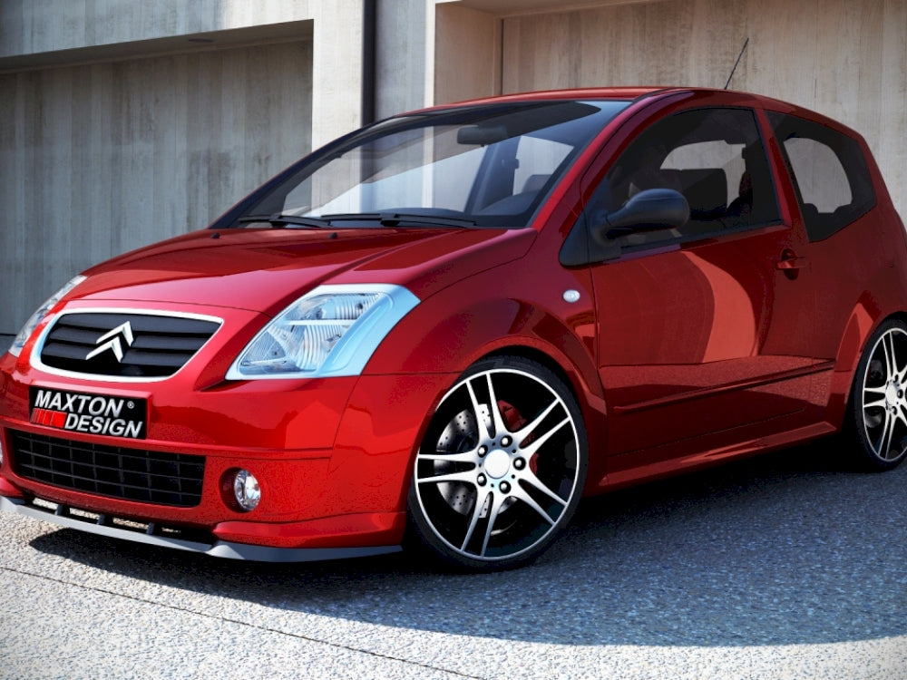 Maxton Design Front Splitter Citroen C2 VTS (2004-2006) - Carbon Look