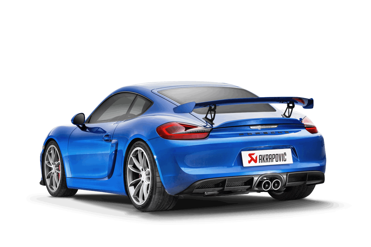 Porsche 981 Cayman GT4 / Boxster Spyder | 2016 | Akrapovic | Slip-On Line (Titanium)