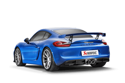 Porsche 981 Cayman GT4 / Boxster Spyder | 2016 | Akrapovic | Slip-On Line (Titanium)