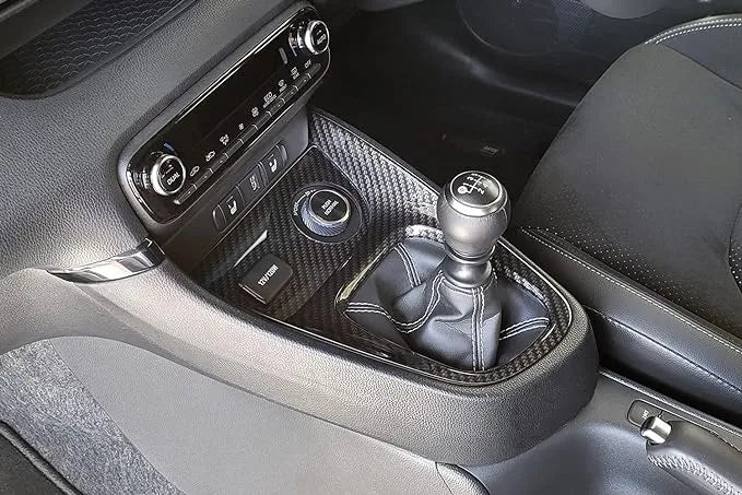 Toyota GR Yaris Center Console Trim - Carbon Fibre - TMC Motorsport