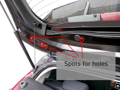 Maxton Design Roof Spoiler (Focus RS Look) Ford Fiesta MK7