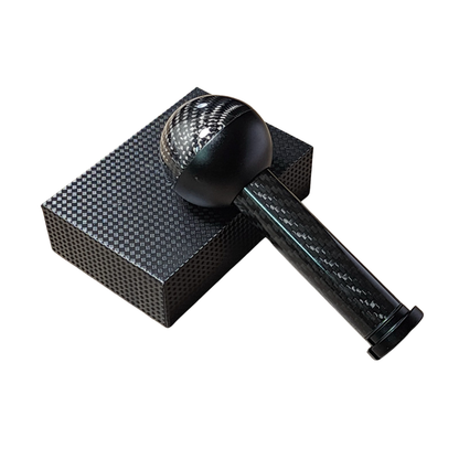 Abarth 500 / 595 / 695 Black Metal & Genuine Carbon Fibre Gear Knob