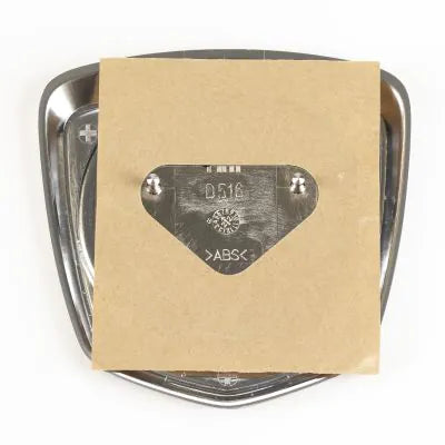 Genuine Abarth Badge Satin Chrome, Tailgate - 500 Abarth