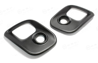 Abarth 595 Fog Lights Cover - Carbon Fibre - TMC Motorsport