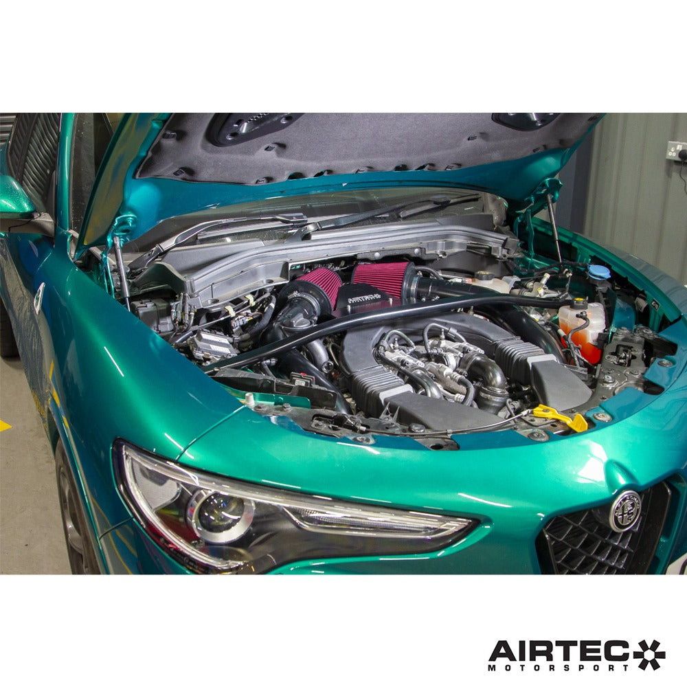 AIRTEC Motorsport Induction Kit for Alfa Romeo Stelvio Quadrifoglio 2.9 V6 - TMC Motorsport
