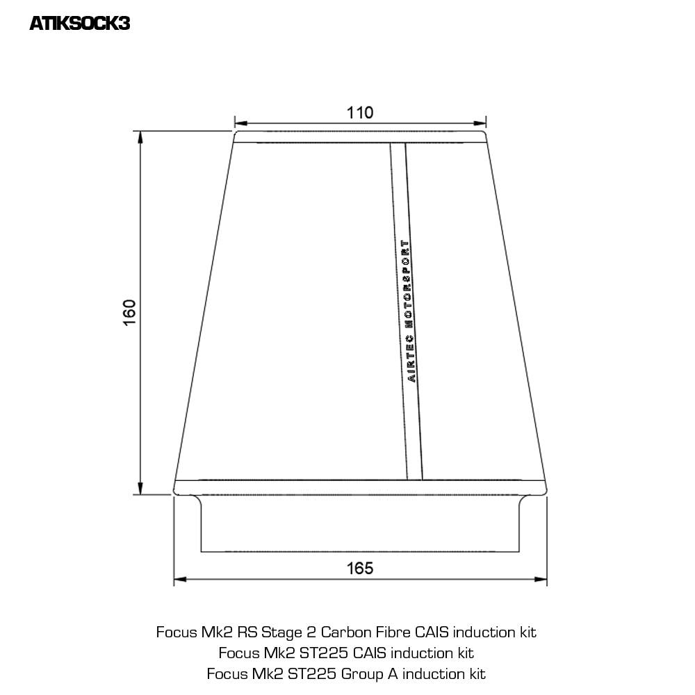 AIRTEC Motorsport Filter Sock - TMC Motorsport