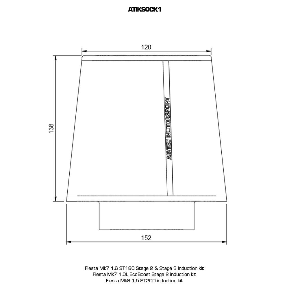 AIRTEC Motorsport Filter Sock - TMC Motorsport