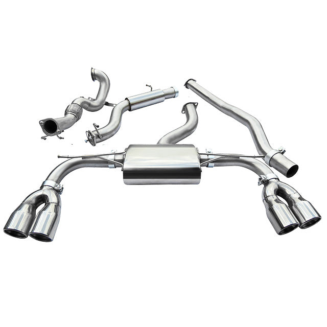 Cobra Sport Audi S3 (8V) 3 Door (Non-Valved) (13-18) Turbo Back Performance Exhaust - TMC Motorsport