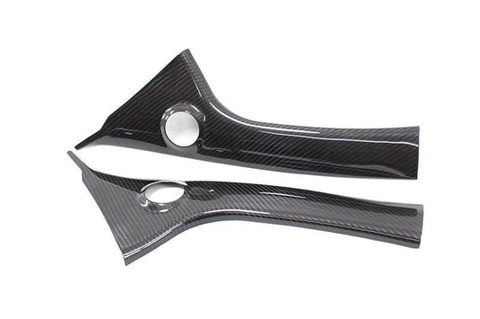 Abarth 500 / 595 / 695 Internal Pillars Trim Cover - Carbon Fibre - Abarth Tuning