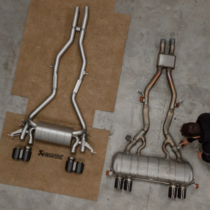 BMW M3 / M4 (G80 / G81 / G82 / G83) | Akrapovic | Slip-On Line (Titanium) - TMC Motorsport