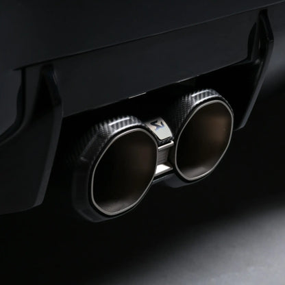 BMW M2 / M3 / M4 (G87 / G80 / G81 / G82 / G83) | Akrapovic | Octagonal Tail Pipe Set (Carbon) - TMC Motorsport