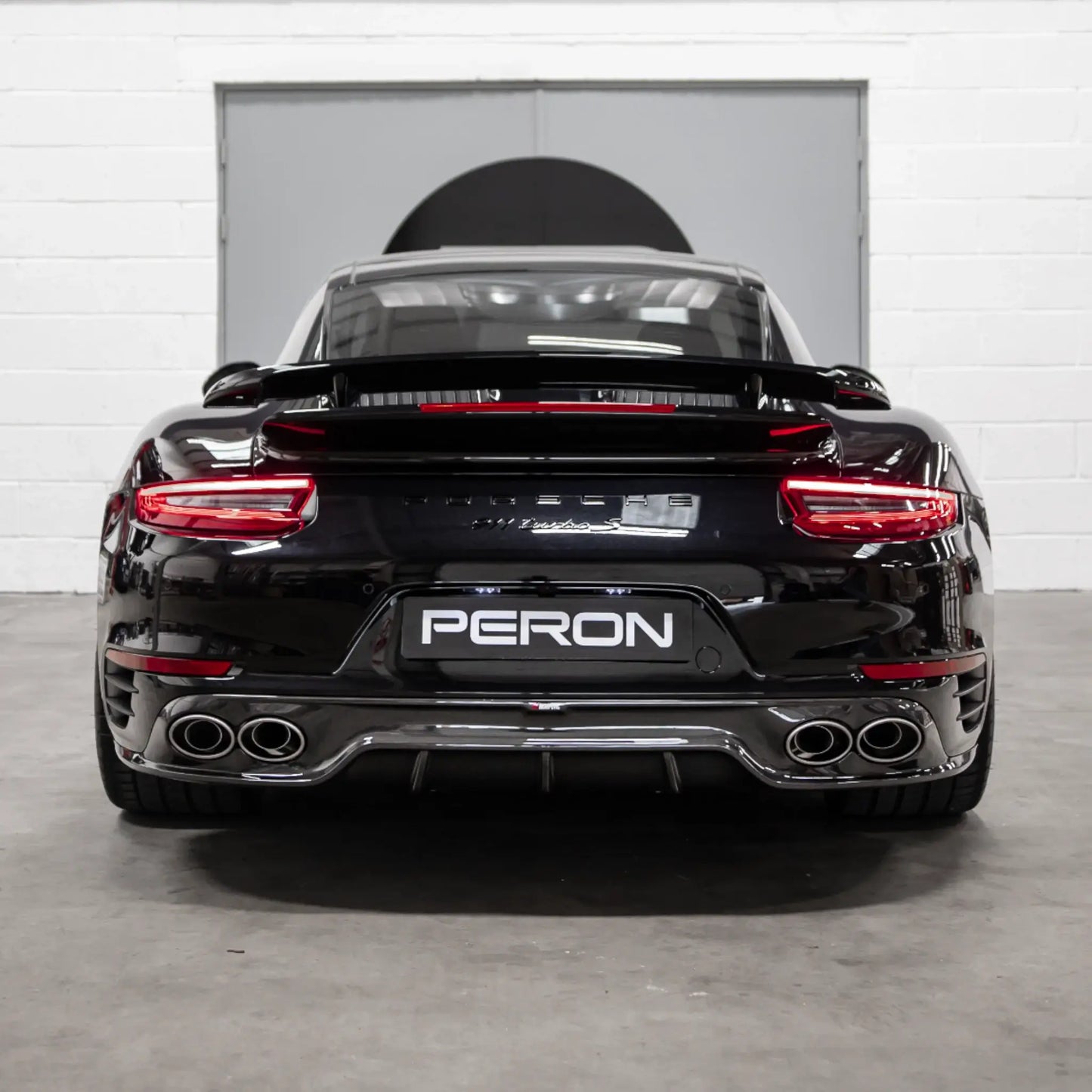 Porsche 911 Turbo / Turbo S (991.2) | Akrapovic | Rear Carbon Diffuser (High Gloss) - TMC Motorsport
