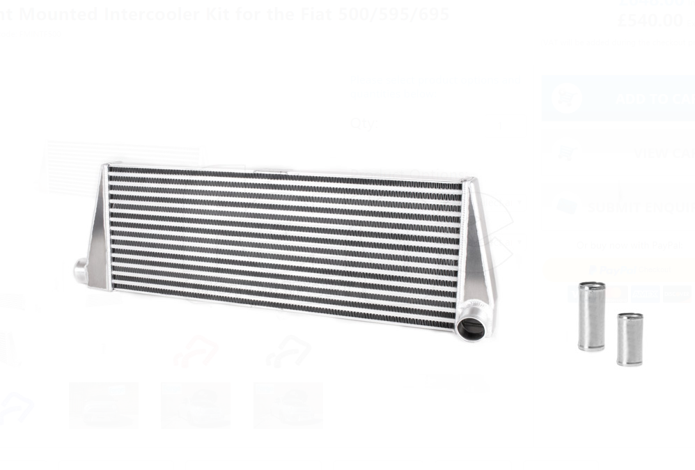 Forge Motorsport Front Mounted Intercooler Kit for Abarth 500 / 595 / 695 - Abarth Tuning