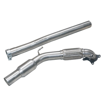 Cobra Sport Audi A3 (8P) 2.0 TFSI 2WD (3 & 5 Door) Front Pipe Sports Cat / De-Cat Performance Exhaust - TMC Motorsport