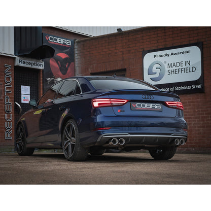 Cobra Sport Audi S3 (8V Facelift) (19-20) (GPF Models) Saloon (Valved) GPF Back Performance Exhaust - TMC Motorsport