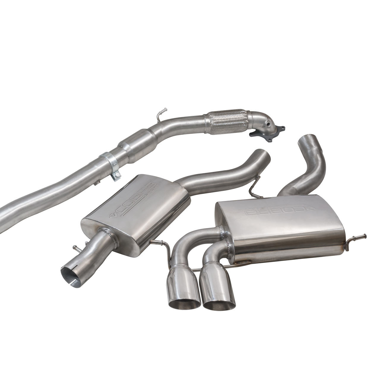 Cobra Sport Audi S3 (8P) Quattro (3 Door) Turbo Back Performance Exhaust - TMC Motorsport