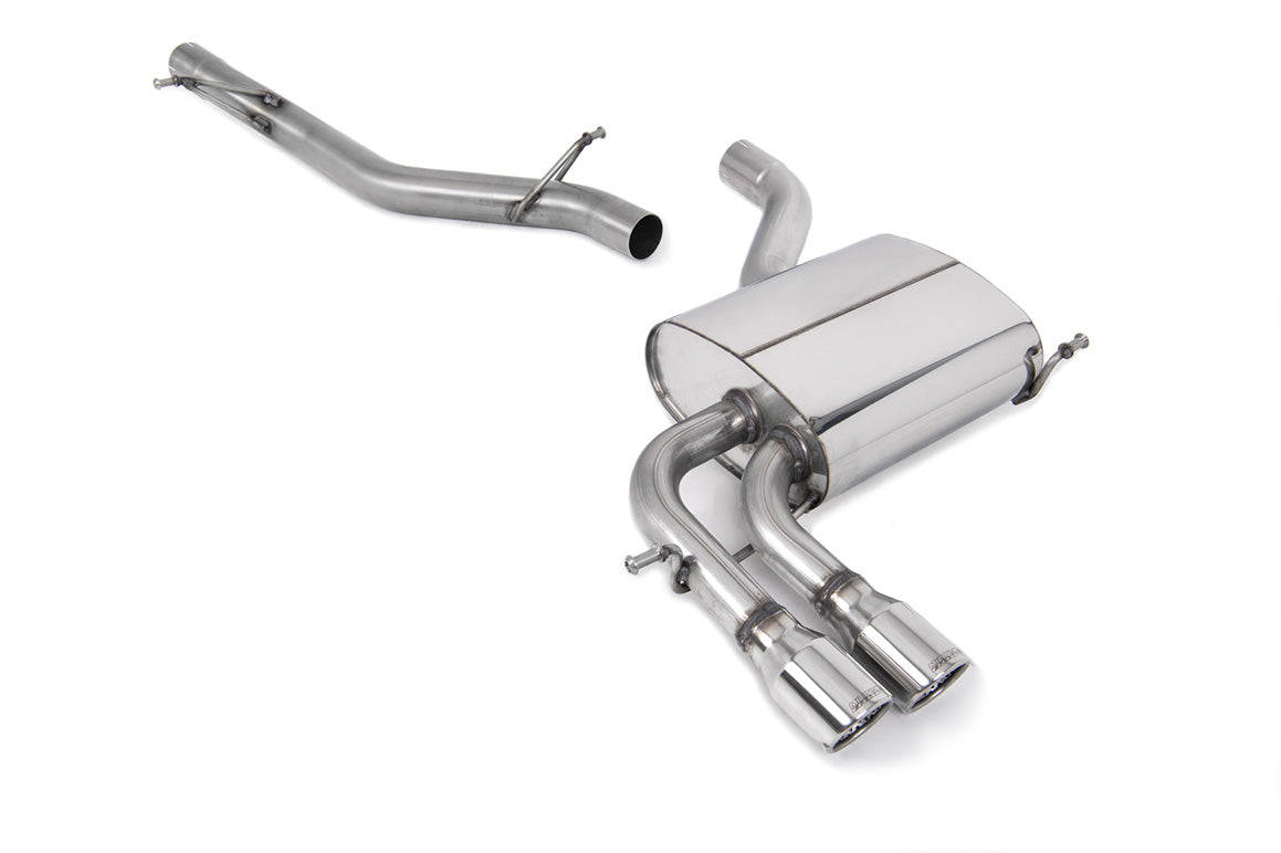 Audi A3 2.0T FSI Quattro - Non-Resonated (Louder) Cat-Back Exhaust System with Polished Trims