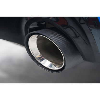 Cobra Sport BMW X2 M35i xDrive (F39) OEM Style M Performance Tips - Carbon Fibre Larger 4" Slip-on Replacement Tailpipes - TMC Motorsport