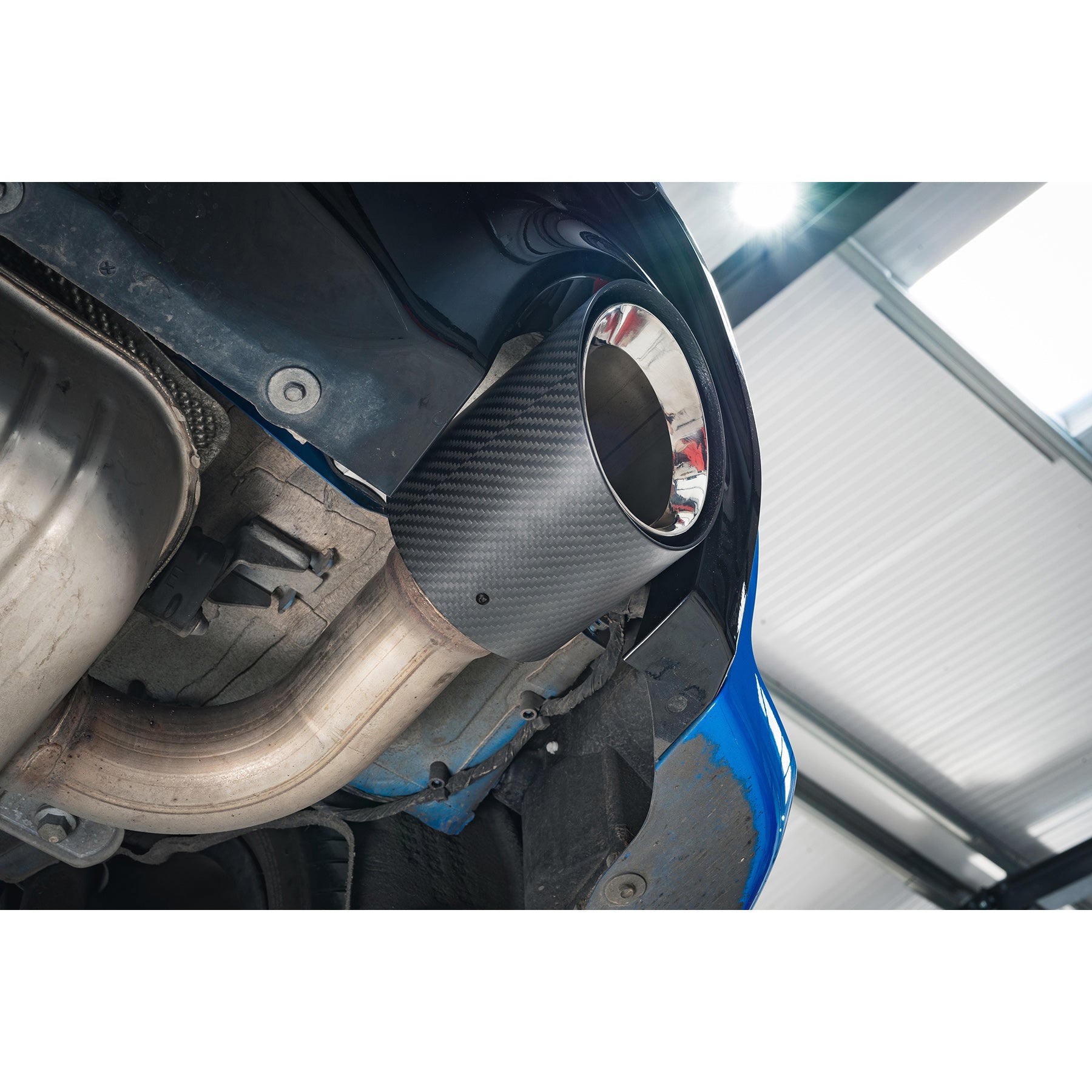 Cobra Sport BMW X2 M35i xDrive (F39) OEM Style M Performance Tips - Carbon Fibre Larger 4" Slip-on Replacement Tailpipes - TMC Motorsport