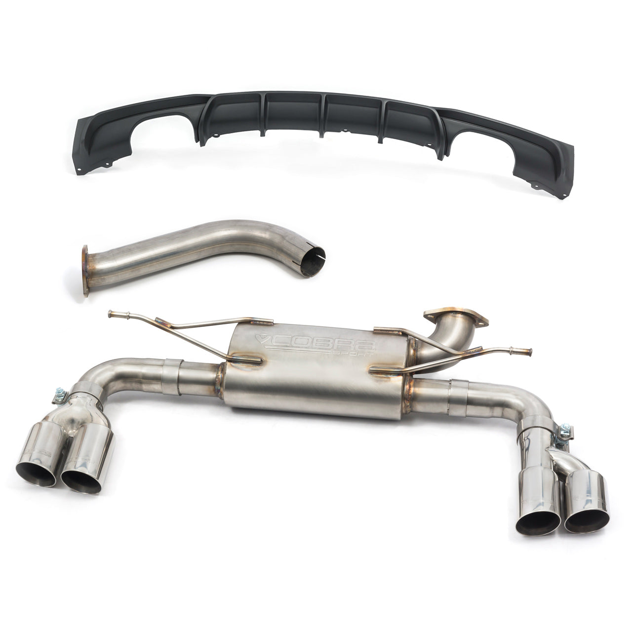 Cobra Sport BMW 320i (F30 LCI/F31 LCI) (2011-19) Quad Exit M3 Style Performance Exhaust Conversion - TMC Motorsport