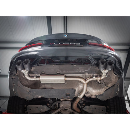 Cobra Sport BMW 330e Touring (G21) (19>) Valved Quad Exit Rear Axle Back M3 Style Performance Exhaust - TMC Motorsport