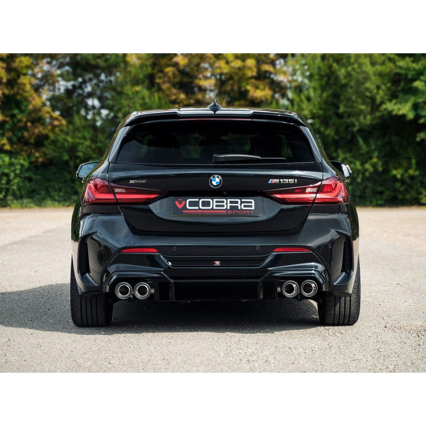 Cobra Sport BMW M135i (F40) Quad Exit GPF/PPF Back Non-Valved Race Box Delete M3 Style Performance Exhaust - TMC Motorsport