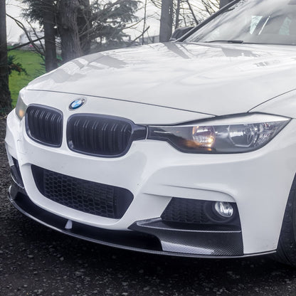 BMW 3 Series F30 F31 M Sport Front Splitter in Carbon Look - TMC Motorsport