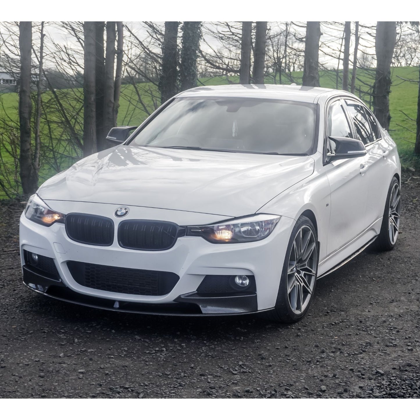 BMW 3 Series F30 F31 M Sport Front Splitter in Carbon Look - TMC Motorsport