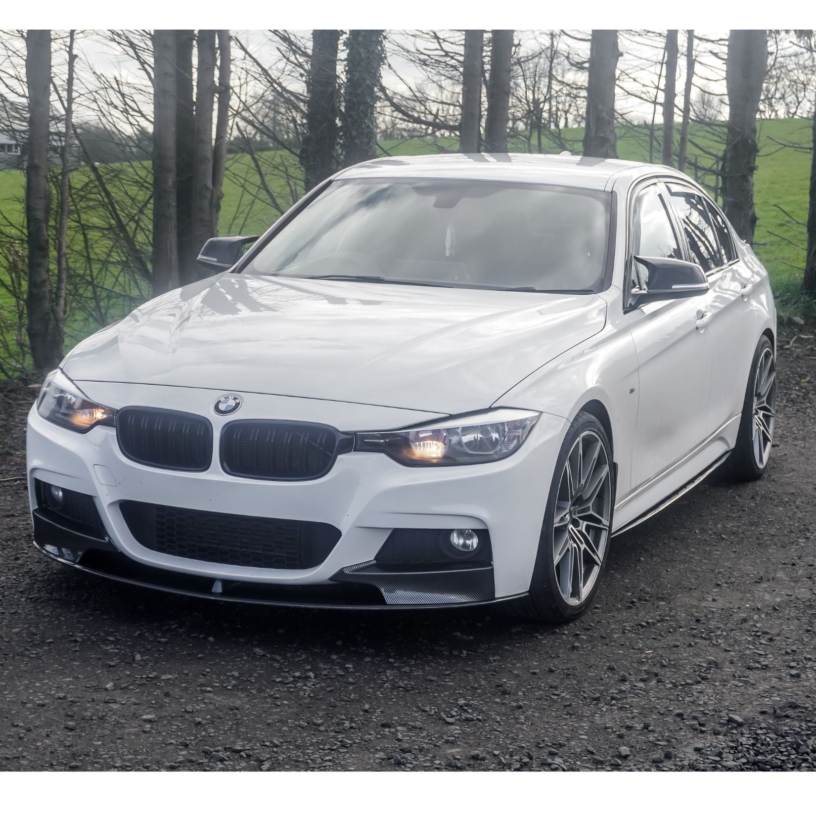 BMW 3 Series F30 F35 M Sport Side Skirt Splitters - Carbon Style - TMC Motorsport