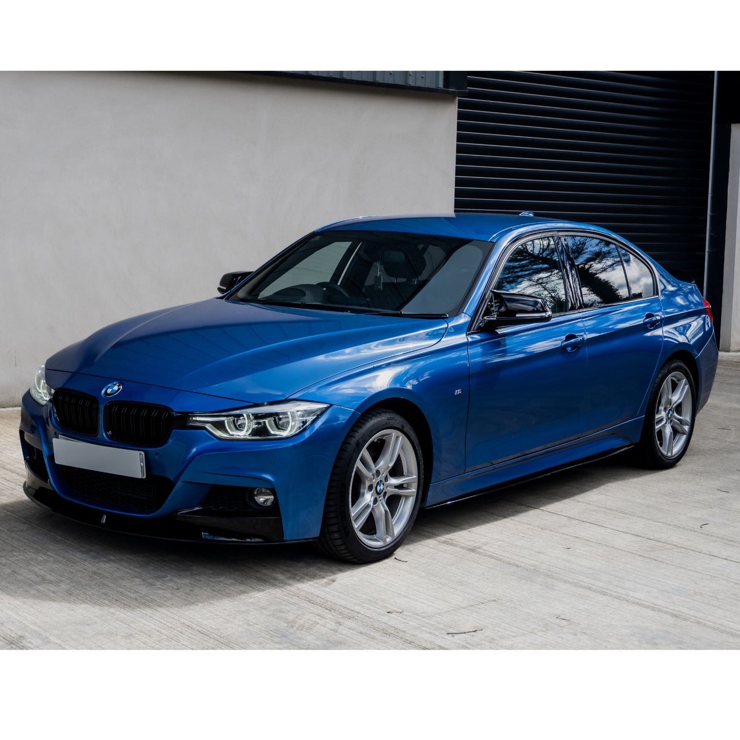 BMW 3 Series F30 F35 M Sport Side Skirt Splitters - Gloss Black - TMC Motorsport