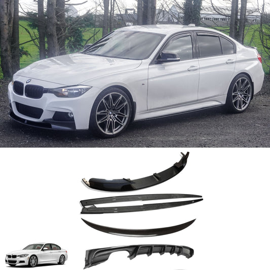 BMW 3 Series F30 M Sport 2012-2018 Carbon Look Full Aero Body Kit - Diffuser 00___ - TMC Motorsport