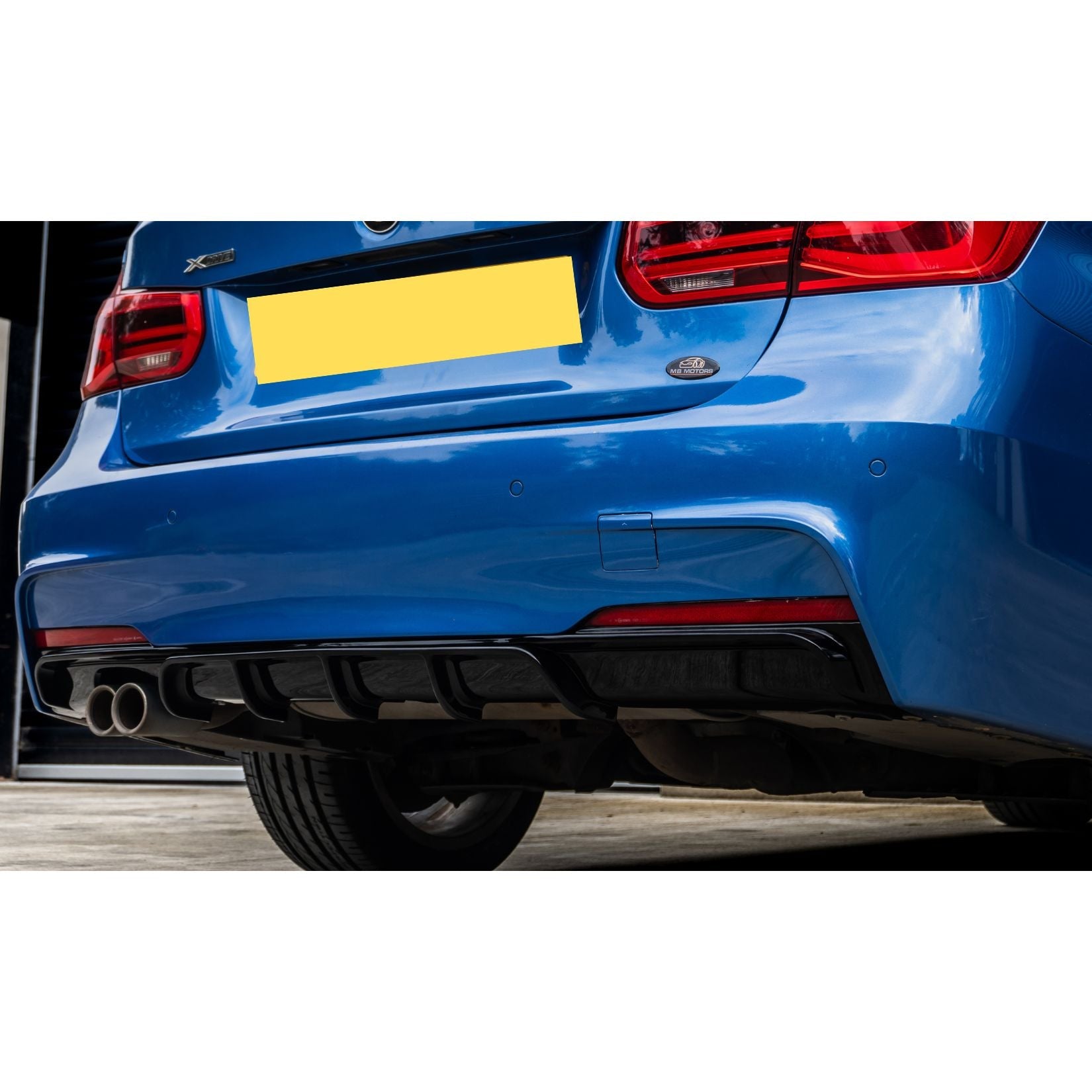 BMW 3 Series F30 M Sport 2012-2018 Gloss Black Full Aero Body Kit - Diffuser 00___ - TMC Motorsport