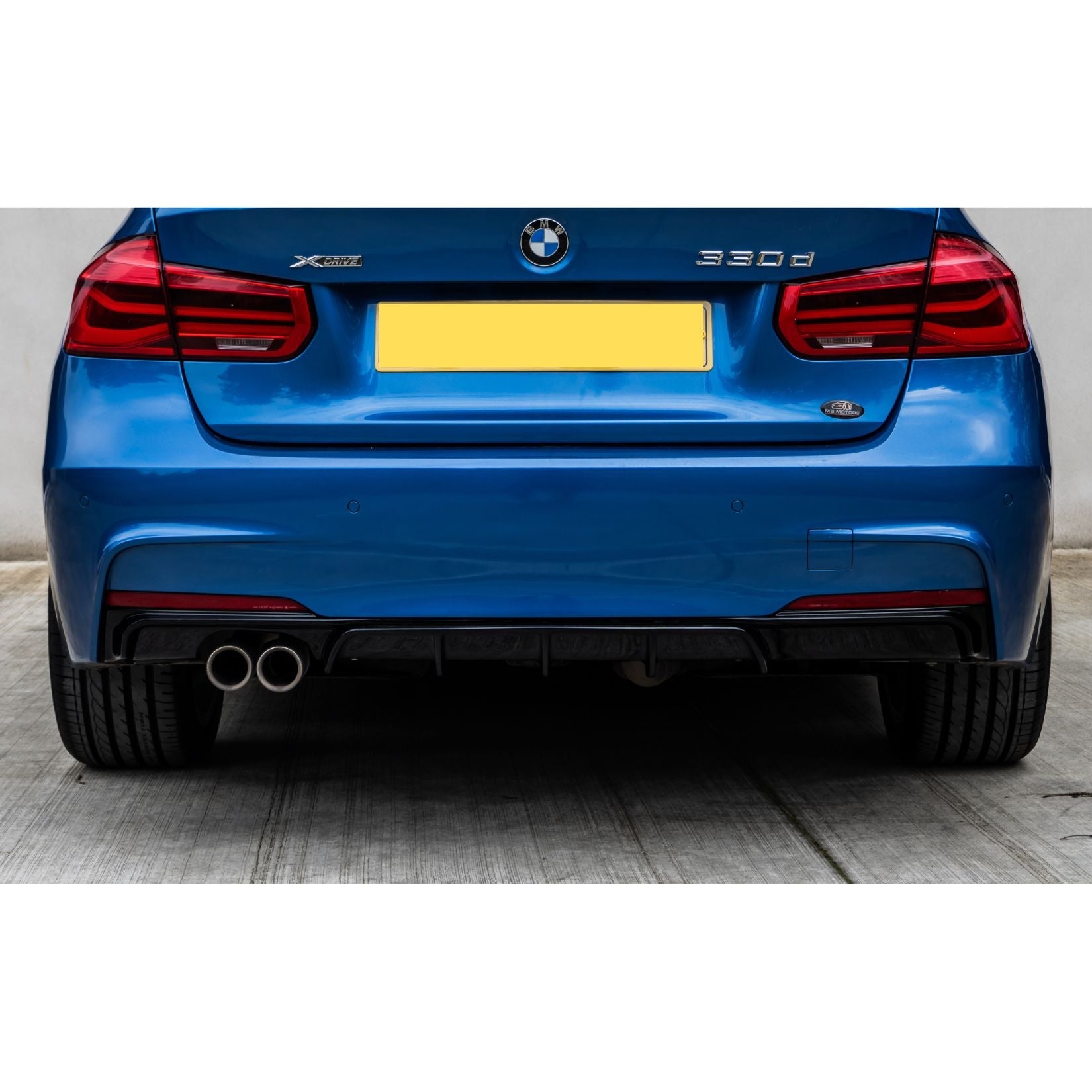 BMW 3 Series F30 M Sport 2012-2018 Gloss Black Full Aero Body Kit - Diffuser 00___ - TMC Motorsport