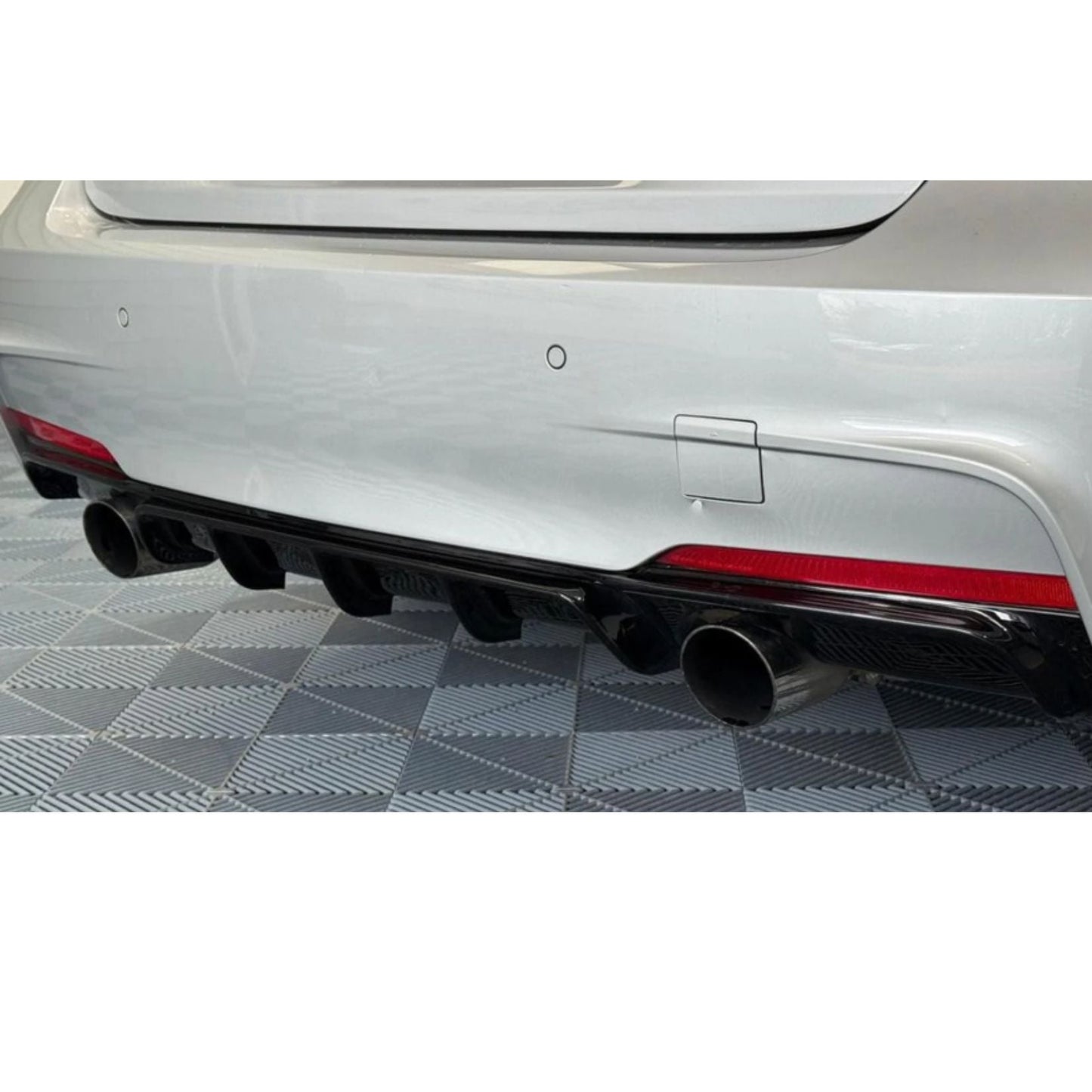 BMW 3 Series F30 M Sport 2012-2018 Gloss Black Full Aero Body Kit - Diffuser 0___0 - TMC Motorsport