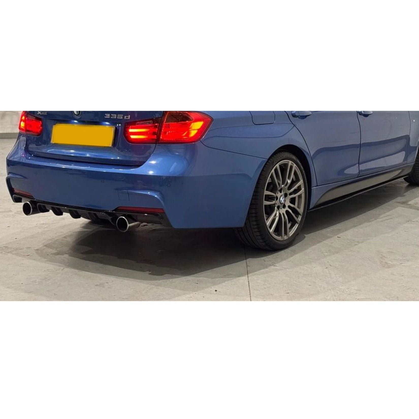 BMW 3 Series F30 M Sport 2012-2018 Gloss Black Full Aero Body Kit - Diffuser 0___0 - TMC Motorsport