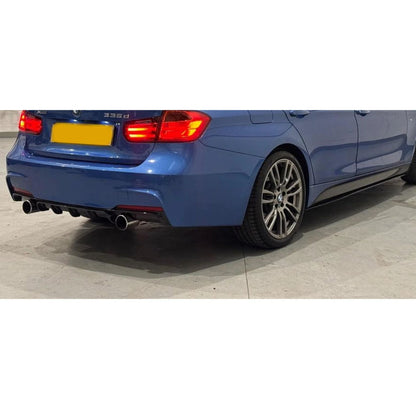 BMW 3 Series F30 M Sport 2012-2018 Gloss Black Full Aero Body Kit - Diffuser 0___0 - TMC Motorsport