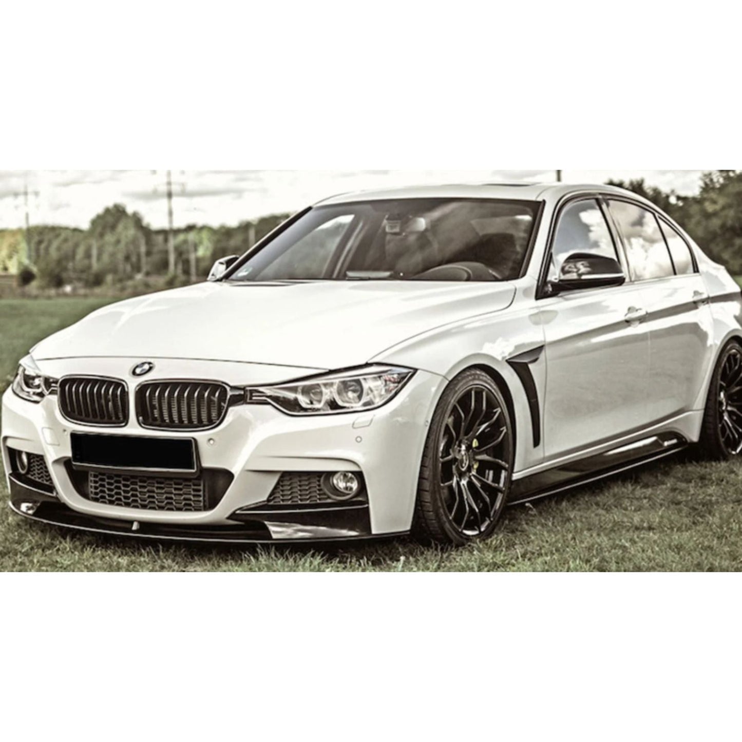 BMW 3 Series F30 M Sport 2012-2018 Gloss Black Full Aero Body Kit - Diffuser 0___0 - TMC Motorsport