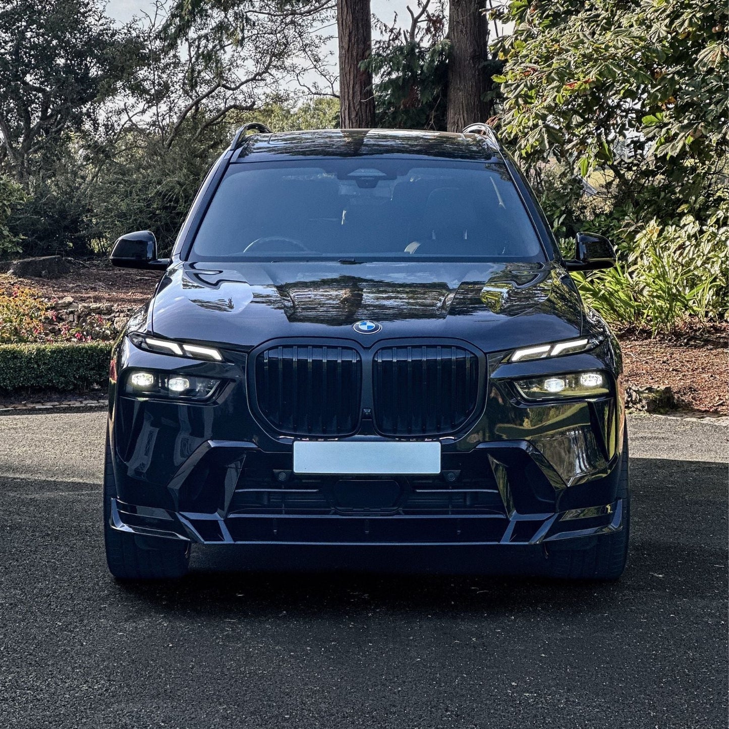 BMW X7 G07 LCI 2023+ Front Splitter In Gloss Black