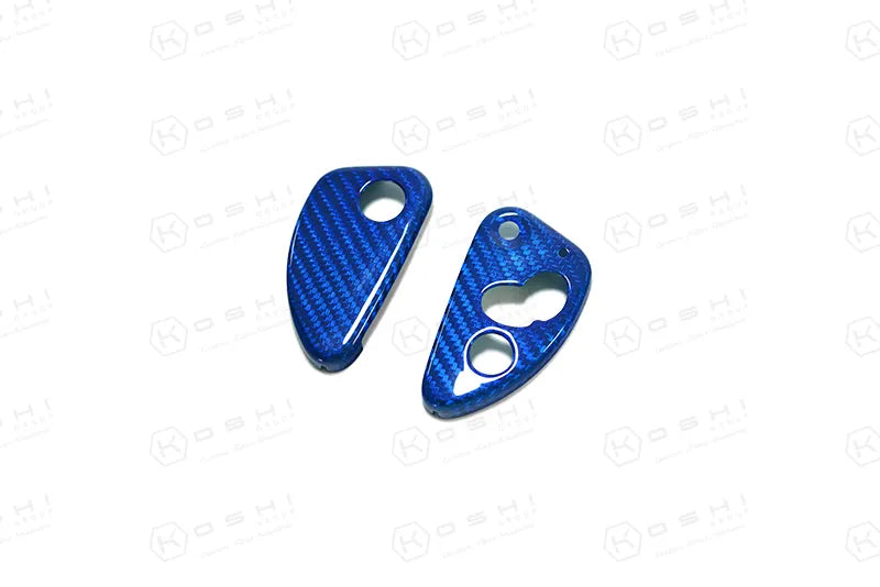 Funda para llavero de 3 botones de fibra de carbono para Alfa Romeo 147, 156, 166, GT