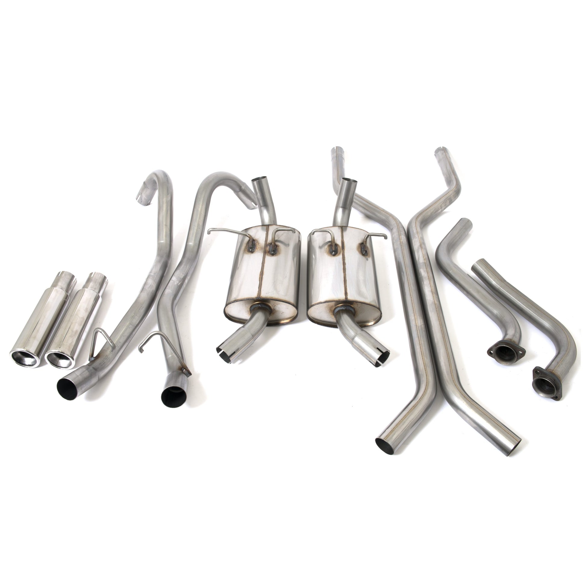 Piper Exhausts Ford Capri MK2 2.8L V6 Cologne - 2 Silencer System - TMC Motorsport