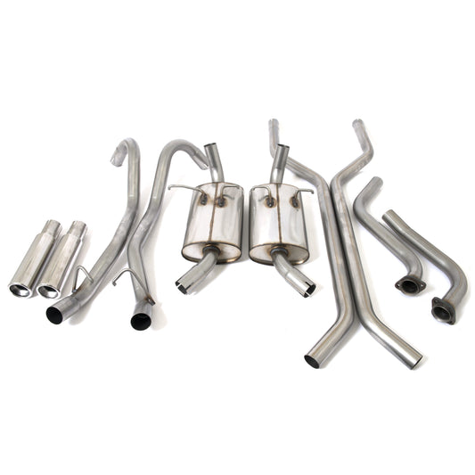 Piper Exhausts Ford Capri MK2 2.8L V6 Cologne - 2 Silencer System - TMC Motorsport