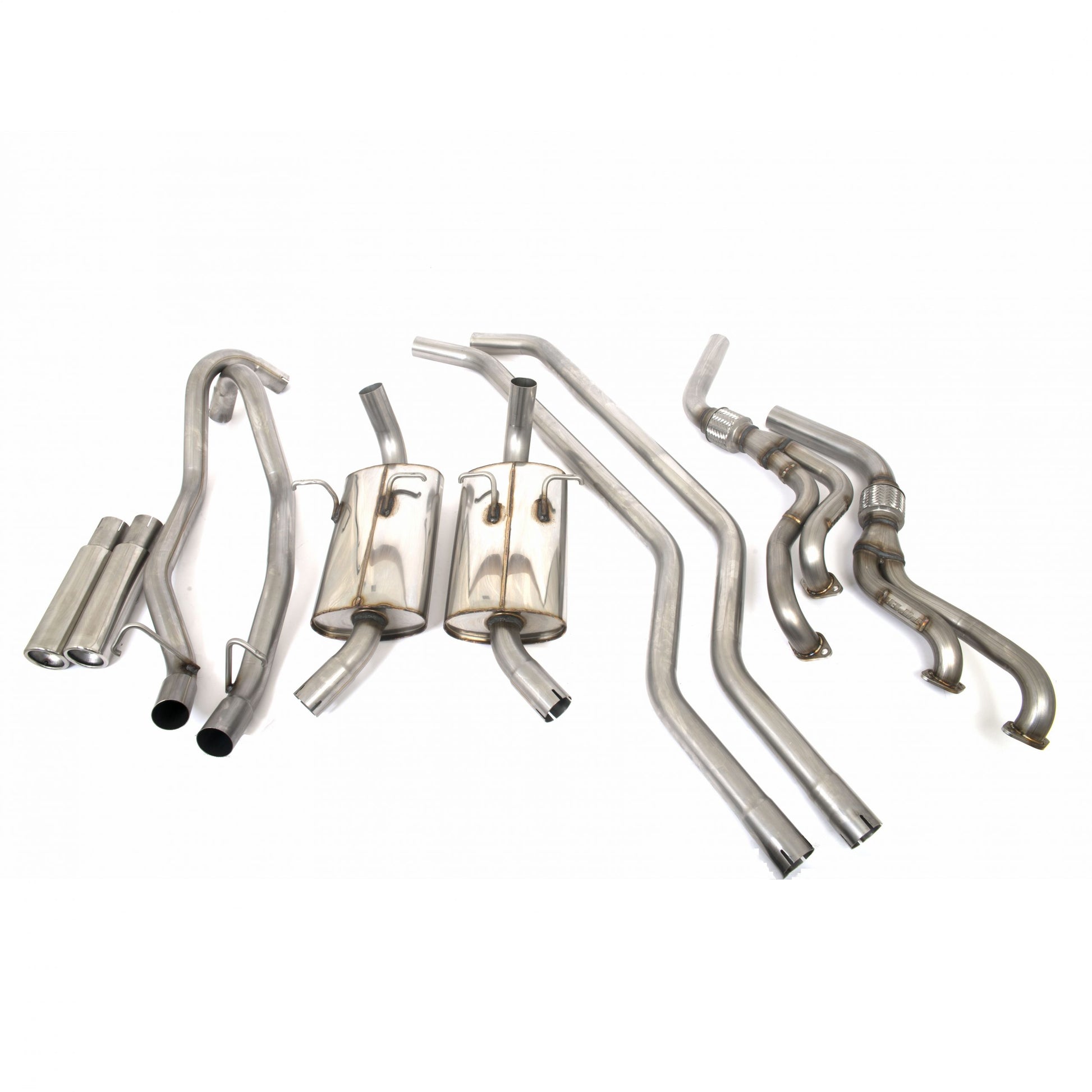 Piper Exhausts Ford Capri MK2 2.8L V6 Cologne - 2 Silencer System with Piper Manifolds - TMC Motorsport