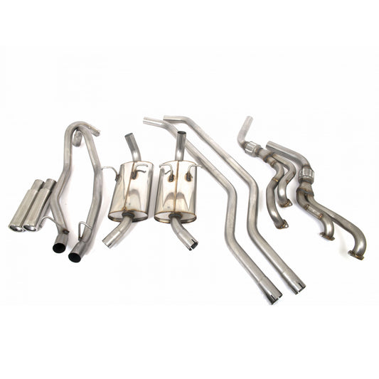 Piper Exhausts Ford Capri MK2 2.8L V6 Cologne - 2 Silencer System with Piper Manifolds - TMC Motorsport