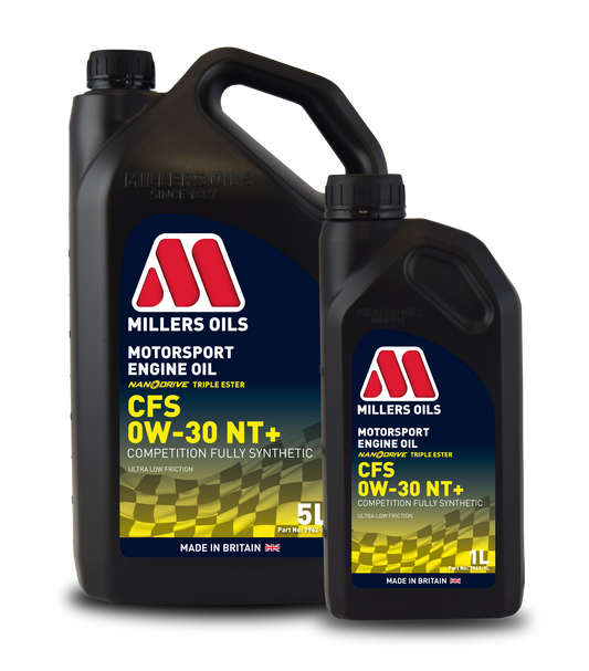 Millers Oils CFS 0W30 NT+ Motorsport Engine Oil